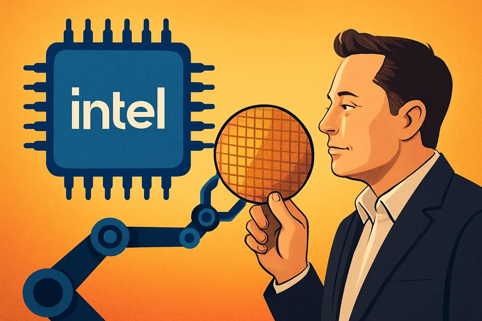 Intel’s AI Plot Twist: Musk Teases a Chip-Fab Team-Up as Wall Street Tests the Turnaround