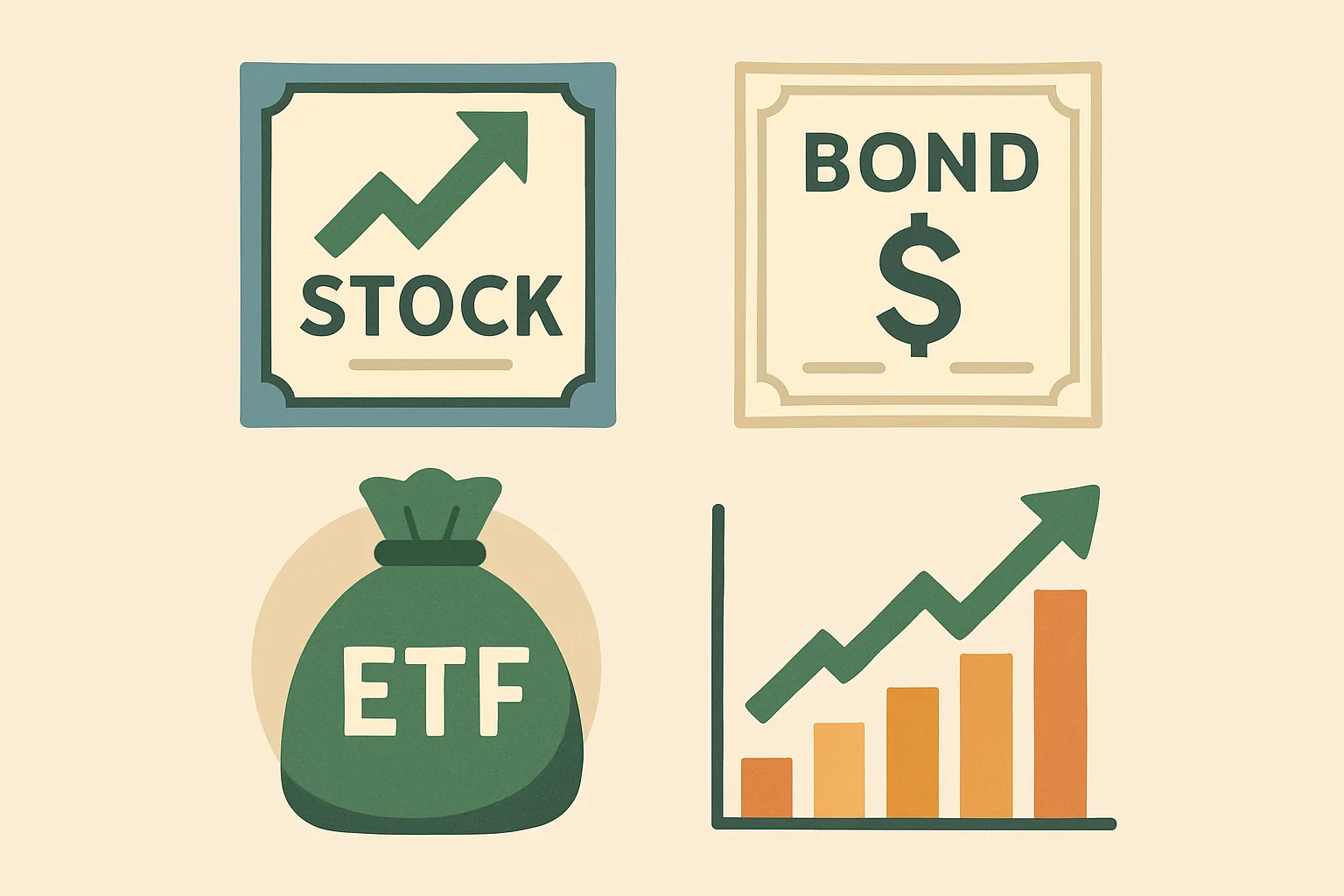 Cheat Sheet: Stock, Bond, ETF, Index (Save This)